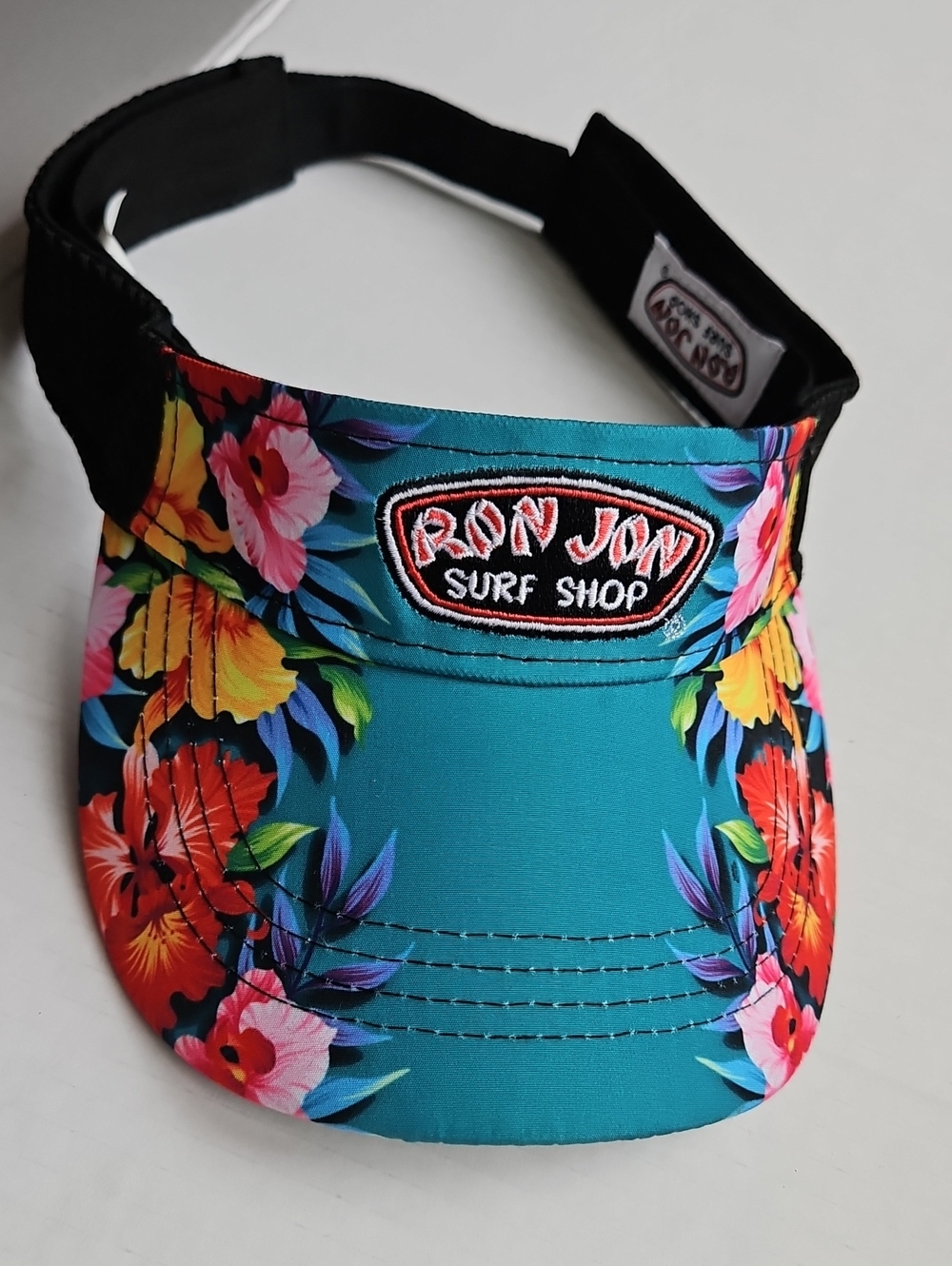 Ron Jon Floral Teal Visor